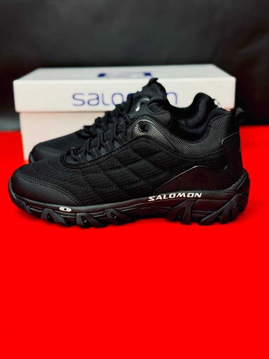 Salomon Black GORE-TEX Мужские непромокаемые осенние кроссовки саламон
