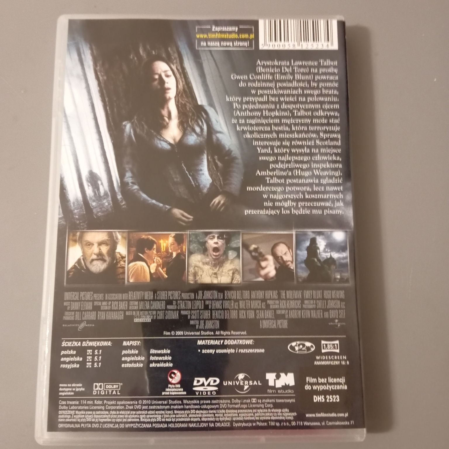 Wilkołak, film DVD, stan bdb