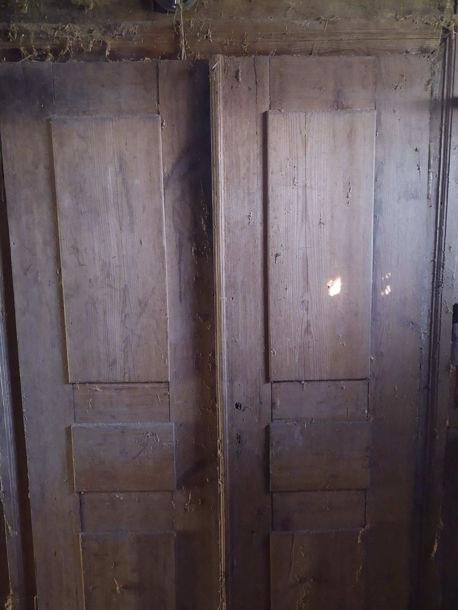 Drzwi bale szalówka deski z 100-letniego domu