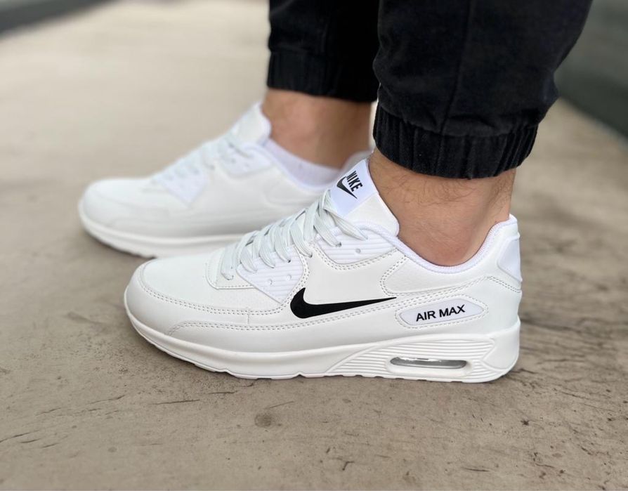 AIR MAX 90 białe skorzane meskie buty nike air max 90 sportowe 41-46