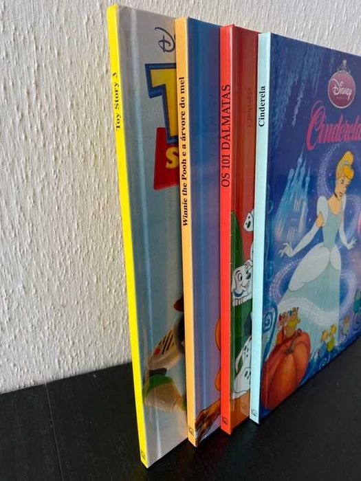 Lote 4 Livros Disney Salvat capa dura