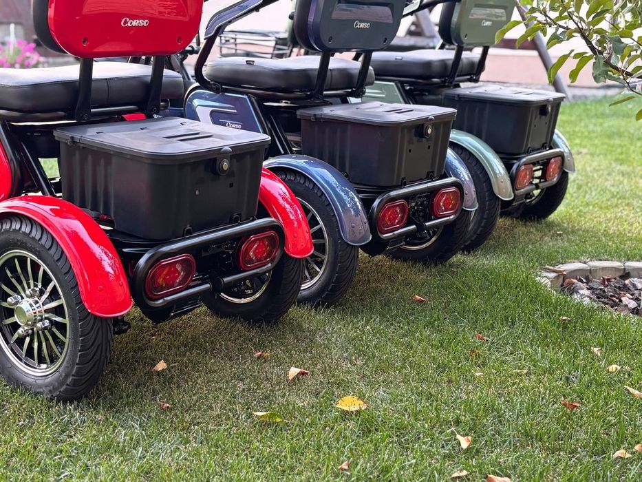 Трицикол CORCO《LOGAN 》Двигун 1000-1200W Батарея 72V-23Ah Доставка.