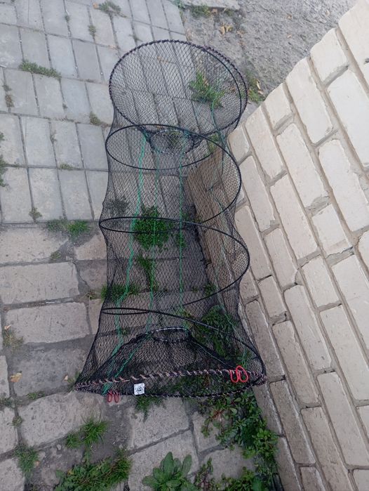 Раколовка бочка 50*110 см, рачница, уловистая, корд.