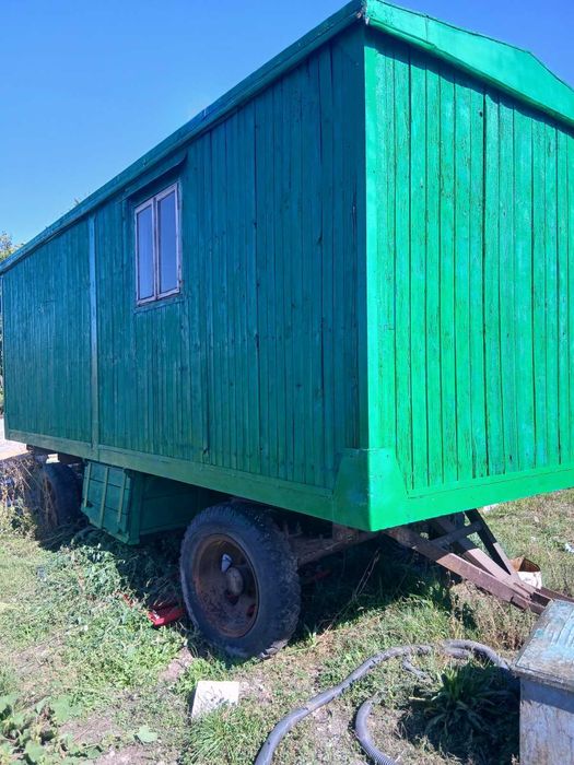Вагон битовка на колесах причіп