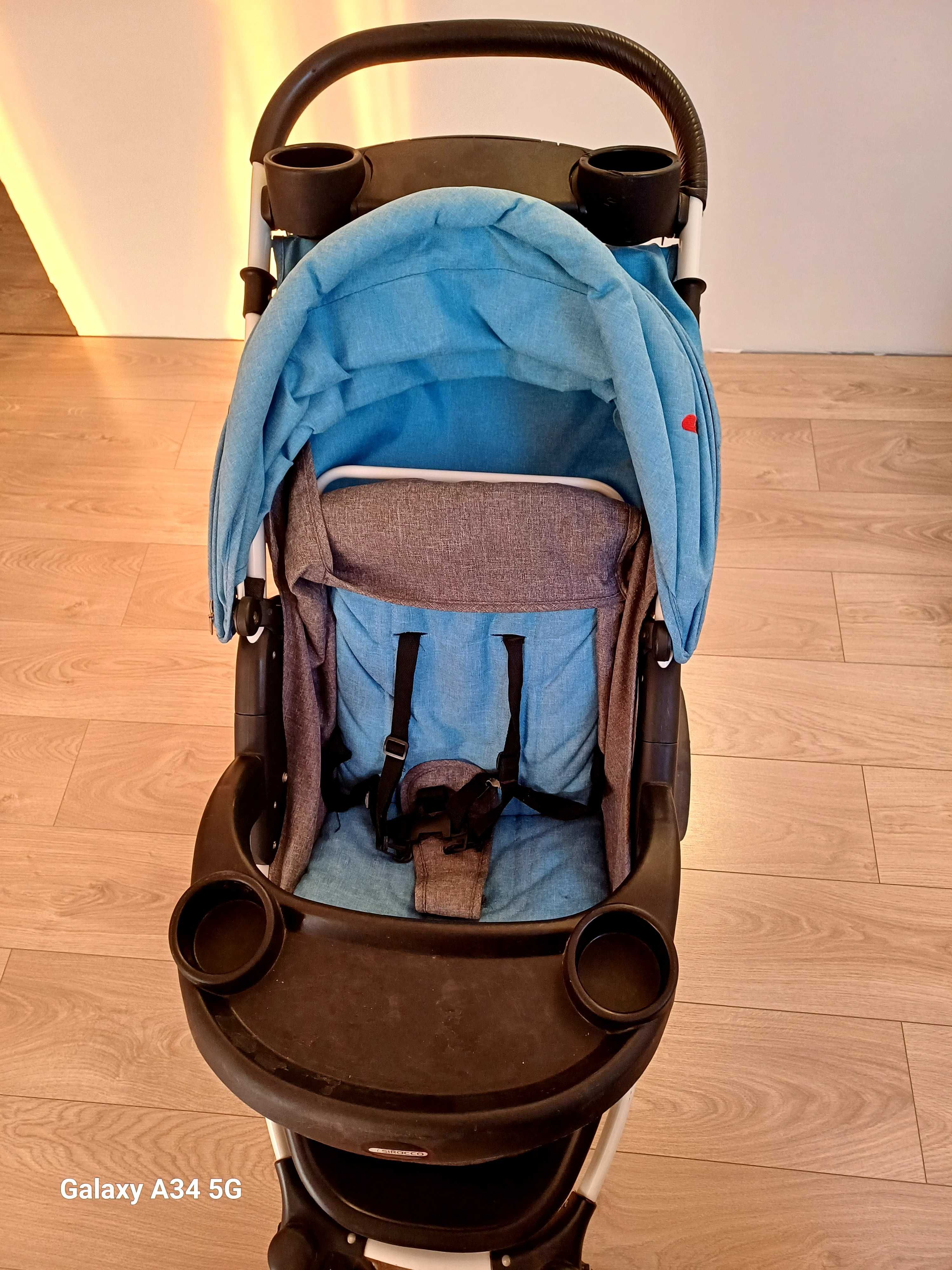 Spacerówka SUN BABY Sirocco QUATTRO PREMIUM Blue