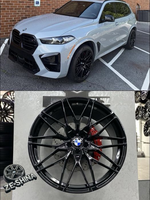 Диски R22 5x112 стиль 818M Black для BMW X5 X6 X7  G05 G06 G07