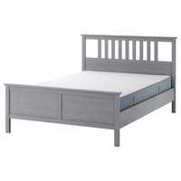 Łóżko IKEA Hemnes r.140x200cm , k.szary/brąz - dostawa gratis
