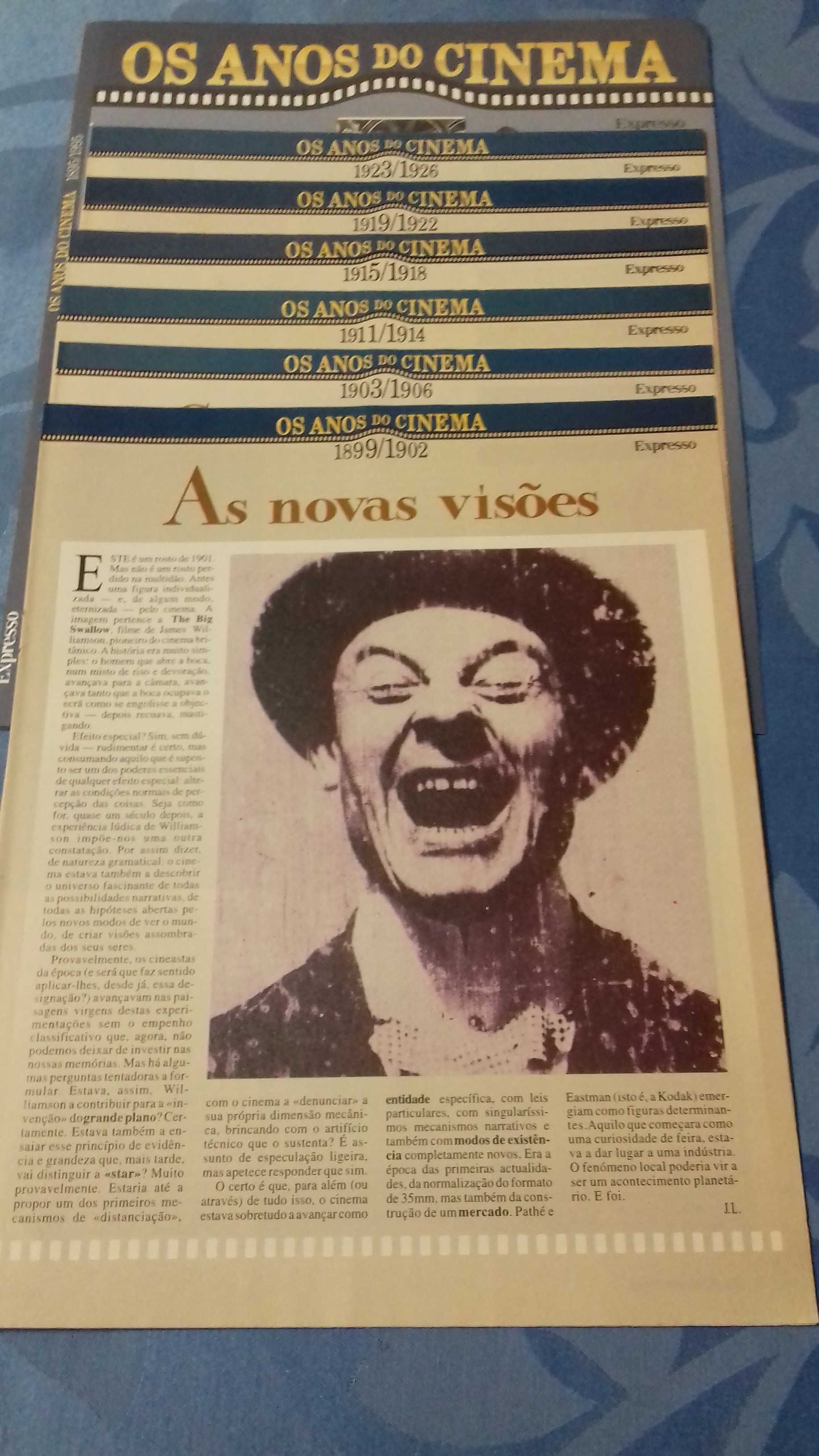 Os Anos do Cinema - 6 fascículos+capa - Semanário Expresso