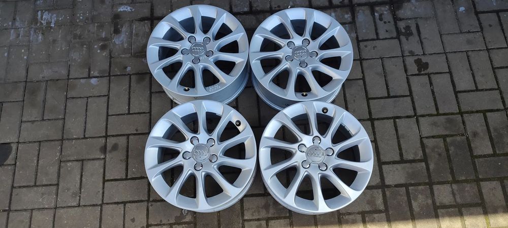 FELGI ALUMINIOWE 8V0601025BM 5x112 6,5Jx16 CALI ET46 RONAL AUDI A38P/A38V A4 A6 KOMPET 4 SZTUKI