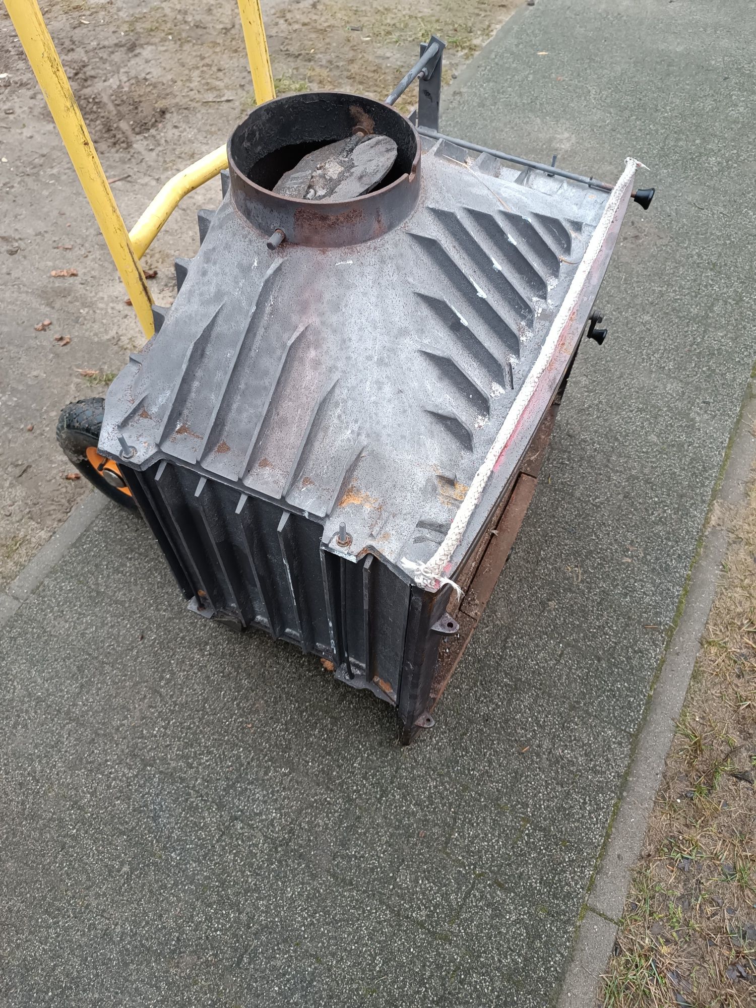 Wkład kominkowy żeliwny kominek piec piecyk