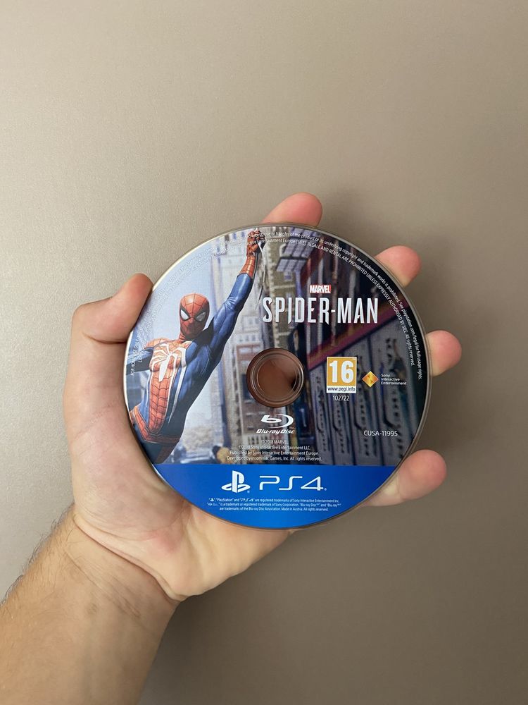 Диск Spider Man PS4