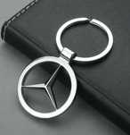 NOWY Breloczek MERCEDES srebrny brelok do kluczy kluczyka zawieszka