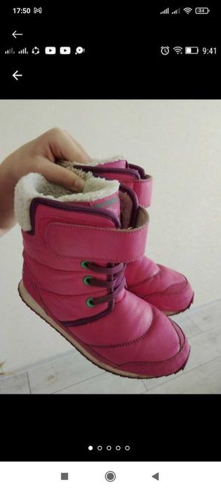 Зимние сапоги для девочки