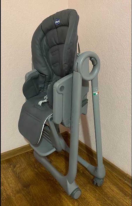 Стільчик для годування Chicco Polly Magic Relax сірий