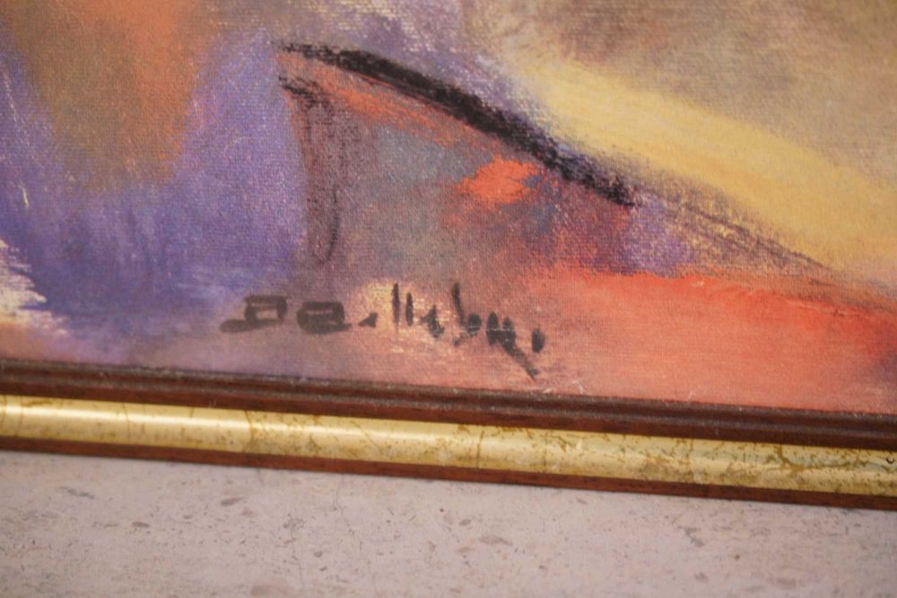 Quadro com Pintura Assinada