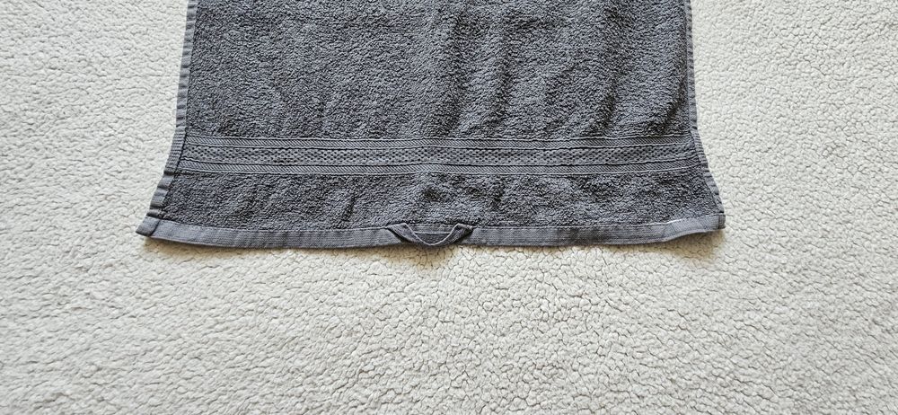 Szary ręcznik bawełna Jysk 6 szt