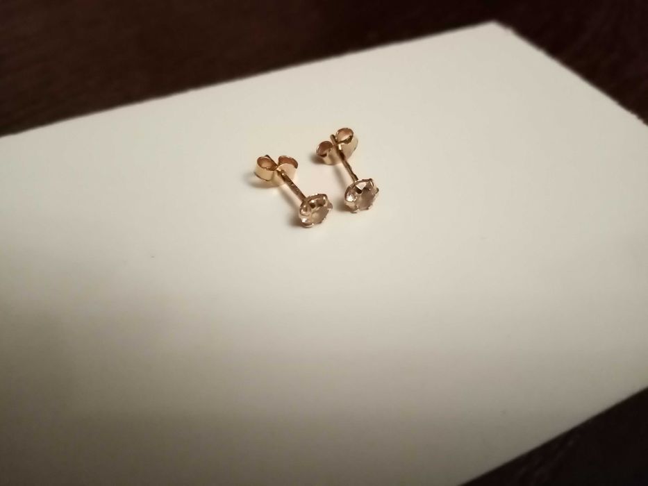 Серьги золотые пуссеты (гвоздики), золоті сережки, цвяшки