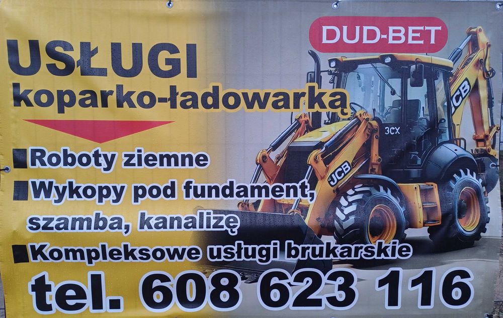 Usługi Koparko-ładowarką