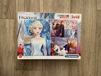 Puzzle 3x48 frozen kraina lodu Elsa clementoni bdb