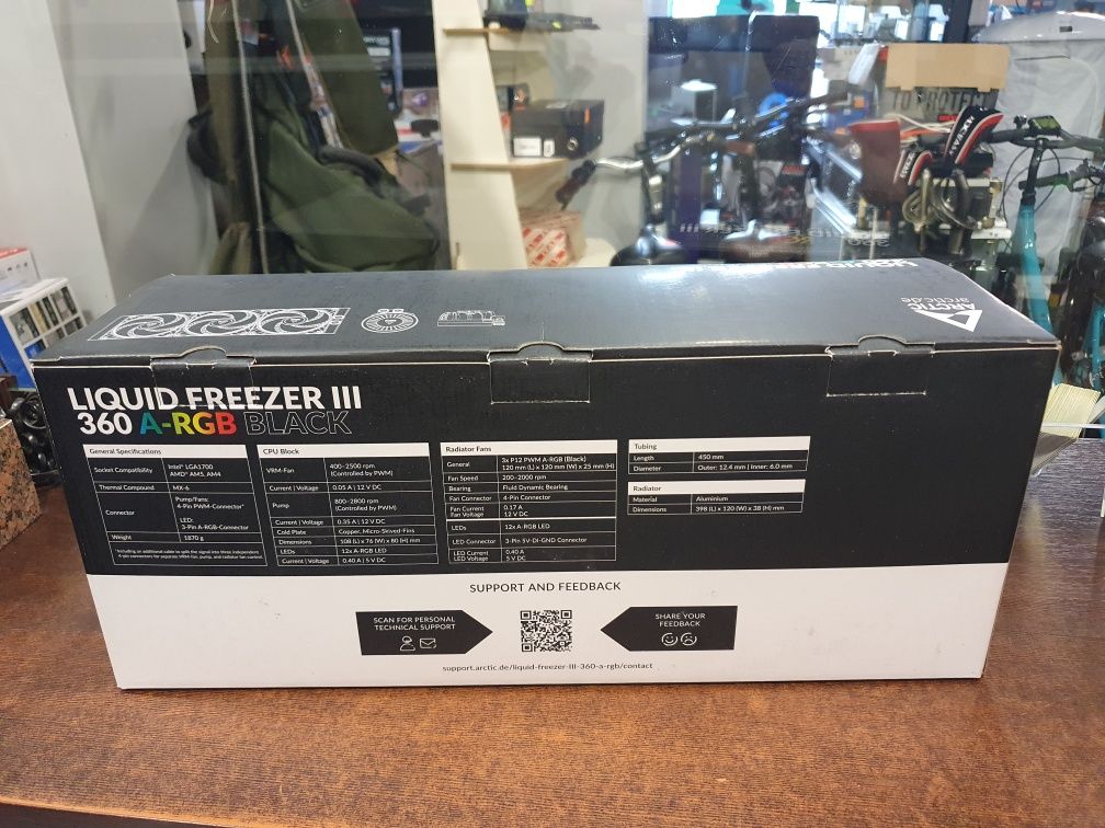 Chłodzenie wodne Arctic Liquid Freezer III 360 A-RGB