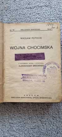 Wojna chocimska. Wydanie z 1924 r.