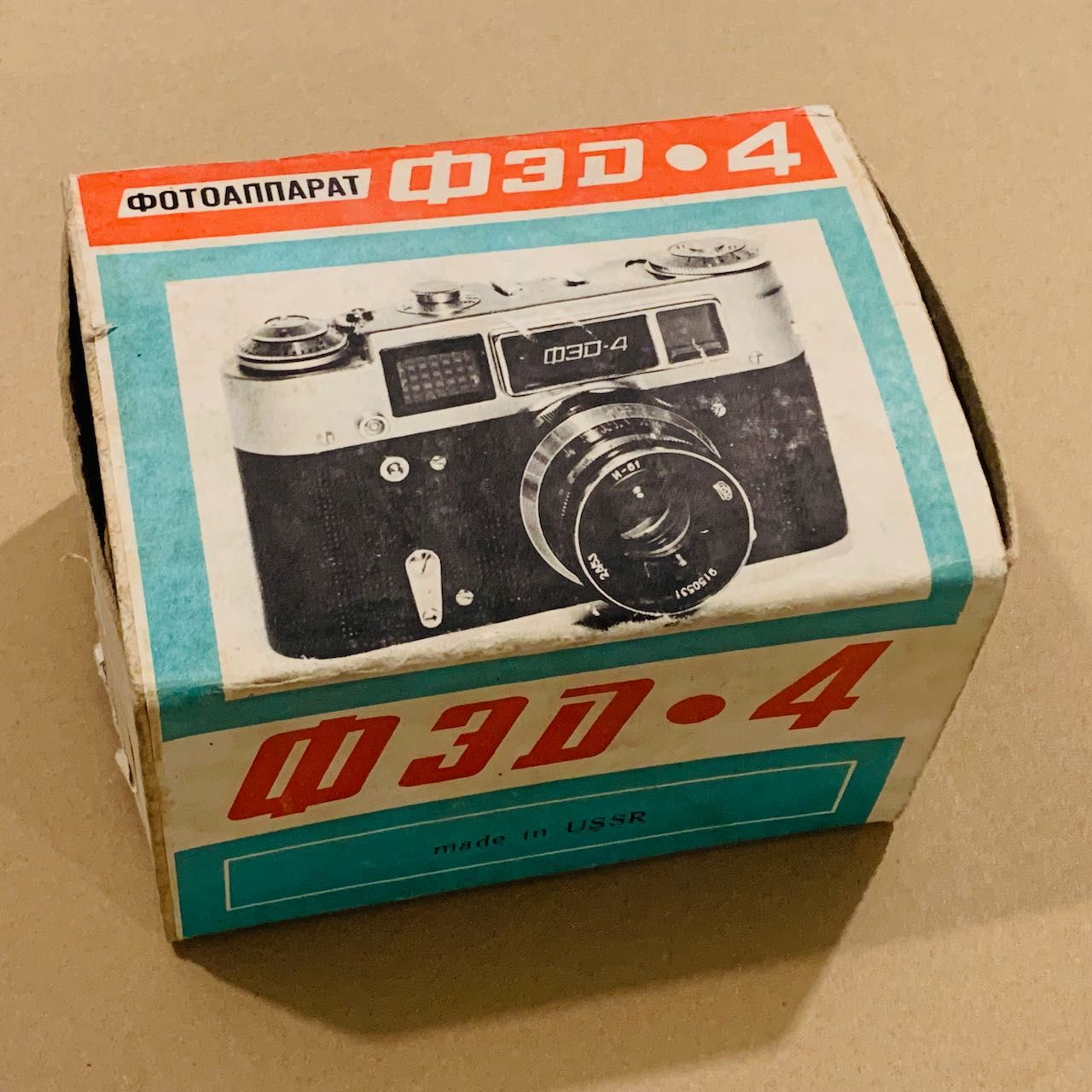 FED-4 Industar 61 2,8/53 Aparat fotograficzny VINTAGE - komplet OKAZJA