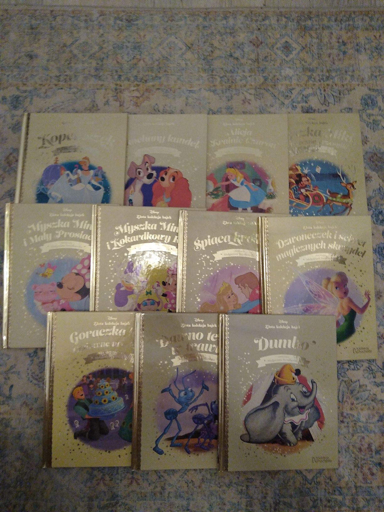 Zestaw książek złota kolekcja bajek Disney