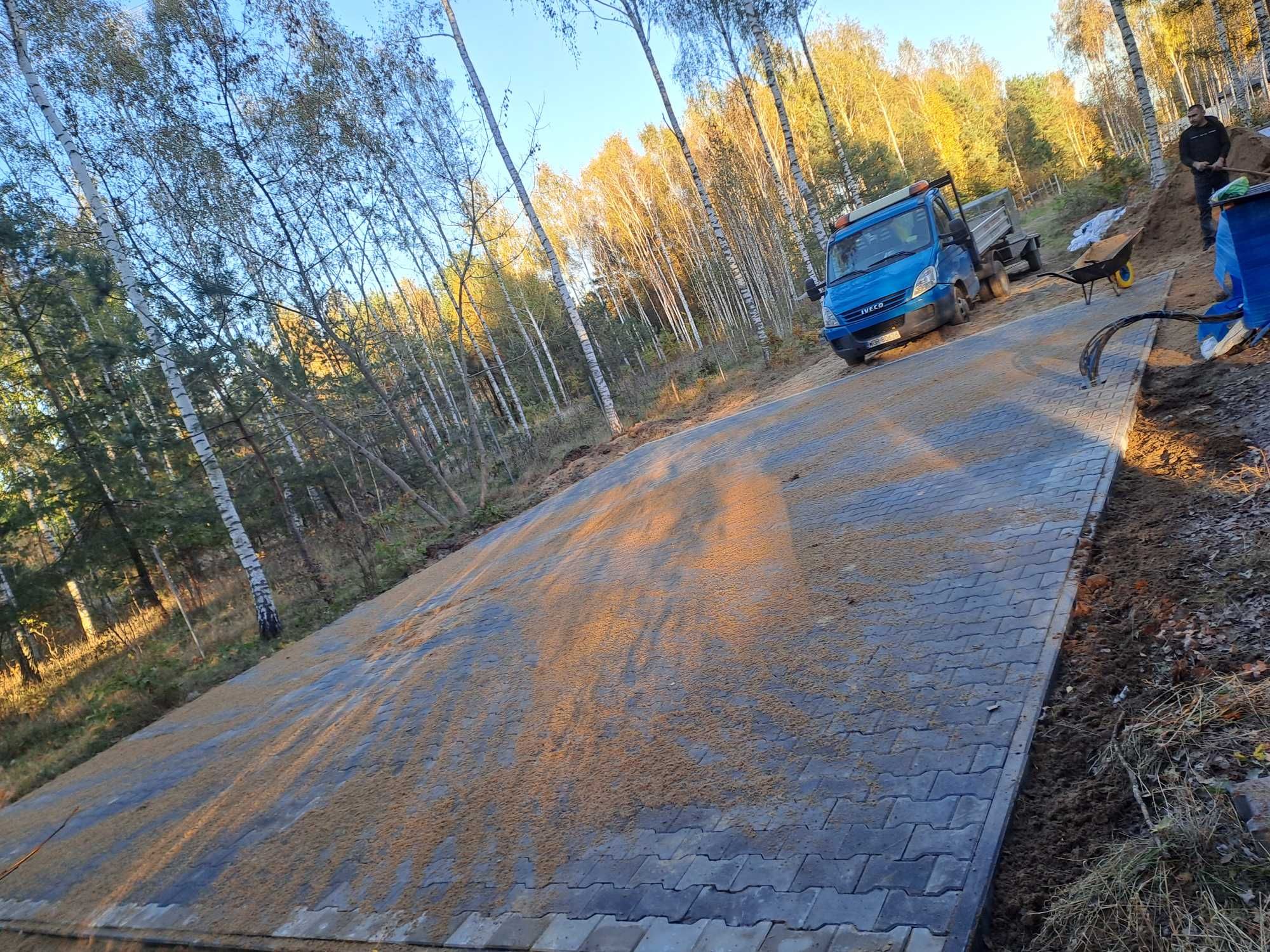 Układanie kostki brukowej