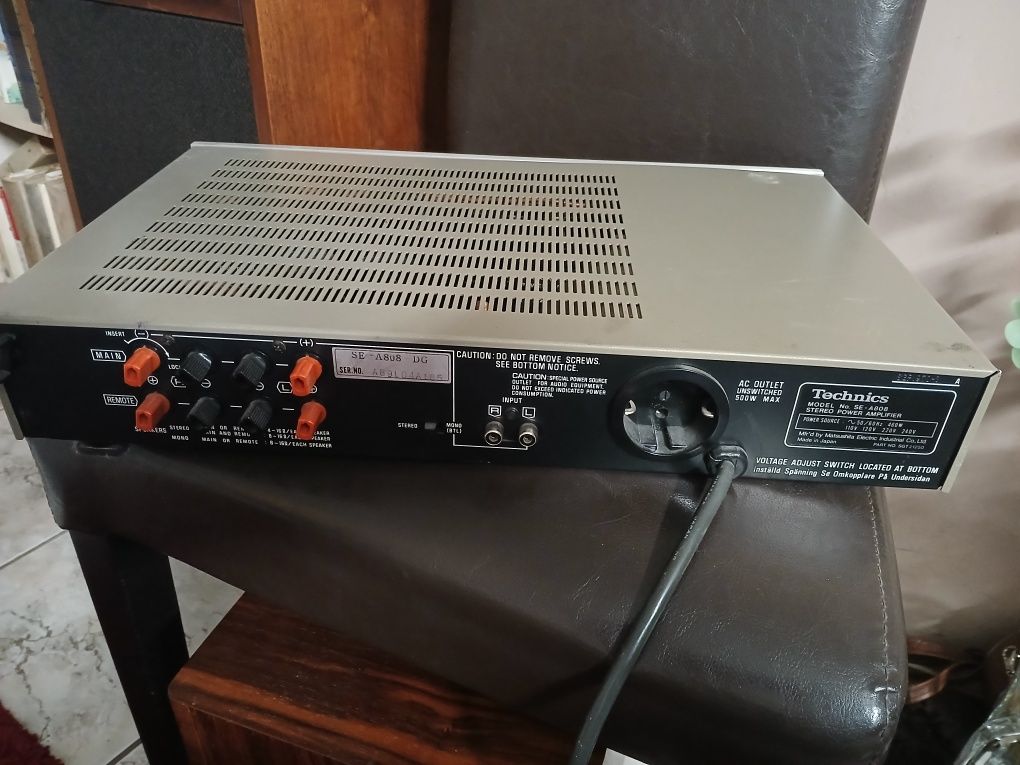 Końcówki mocy Technics SE - A 808