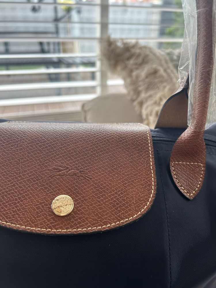 Longchamp torebka granatowa roz. L