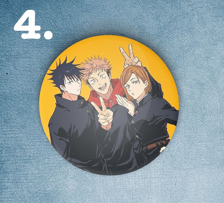 Аніме значки Годжо Сатору \ Аниме значки Магическая битва