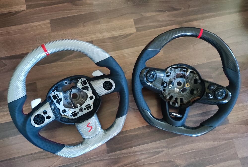 Руль в Карбоне Mini, BMW, Infinity,  Camaro, Porsche, Audi, Honda,