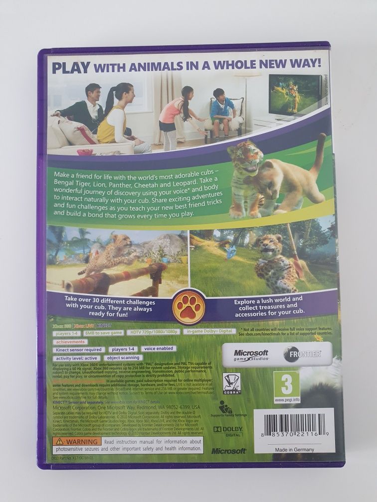 Gra Xbox 360 Kinectimals Kinect!