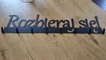 Wieszak na ubrania"rozbieraj się" metalowy