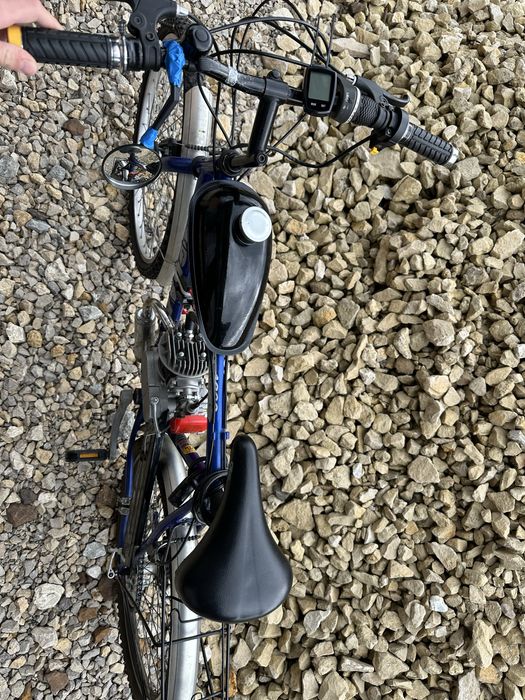 Rower z silnikem80cc opois