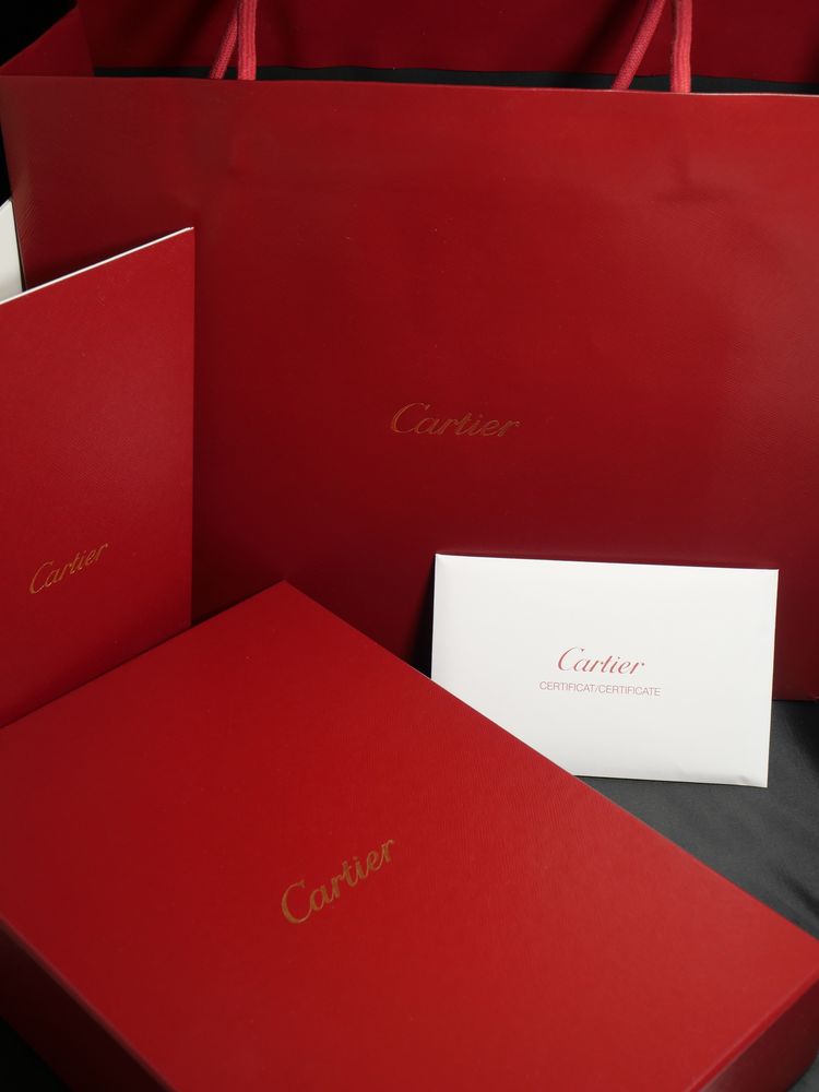 Золотое колье Pantere de Cartier бриллианты 6.05ct