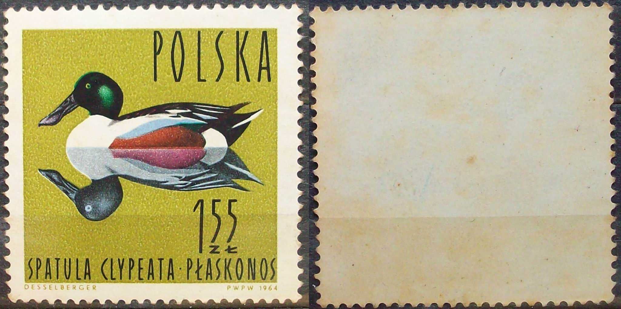 L Znaczki polskie rok 1964  kwartał II - luzaki