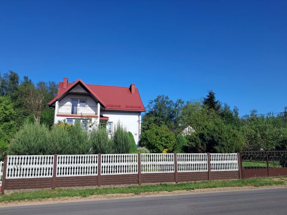 Dom 210m2 z Hektarem Lasu,Garażami,budynkami gospodarczymi