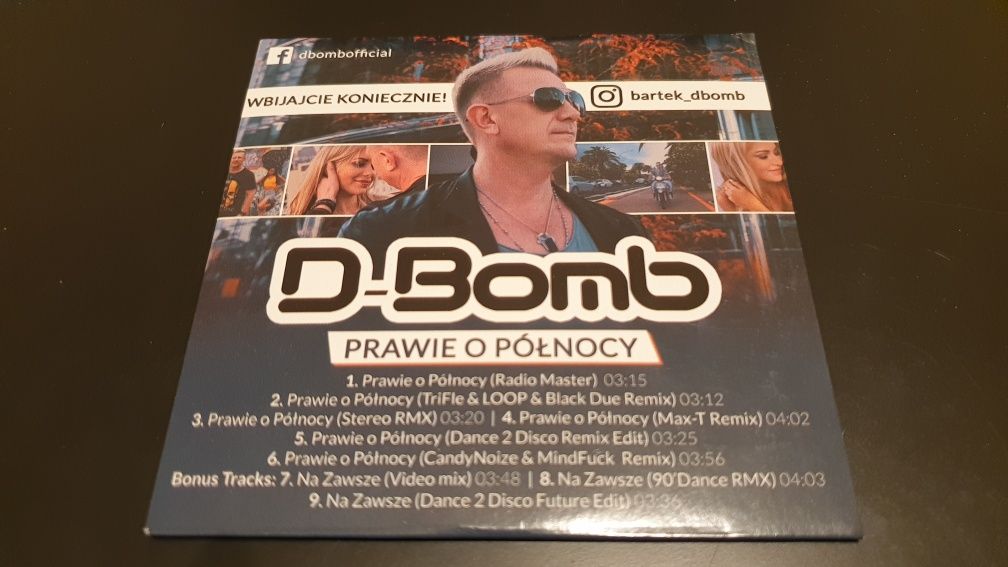 D-Bomb - Prawie o Północy / Freaky Boys - Jak Czekolada - CDM - Mint