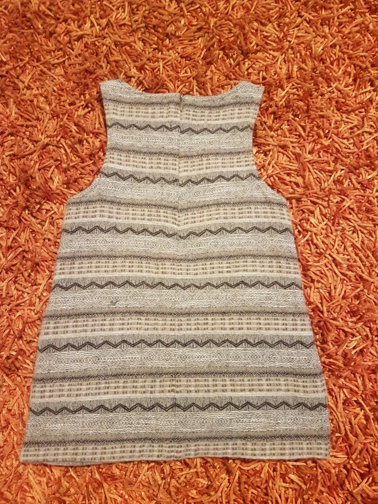 OFERTA PORTES - Vestido Castanho da Zara (4-5Anos)