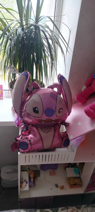 Стіч,стич банер,плакат шарики,гірлянда