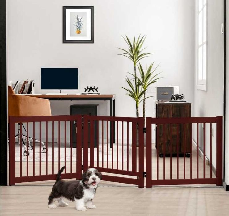 3 Panelowa Bramka Zabezpieczająca dla Psa Składana