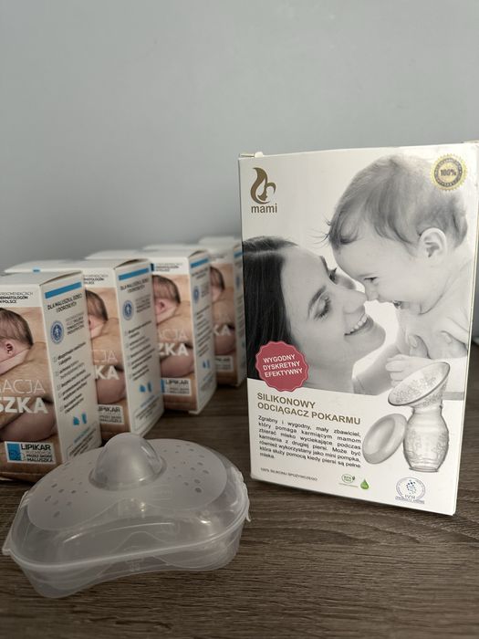 Silikonowy odciagacz pokarmu mami, osłonki do karmienia MAM, rozm. 1