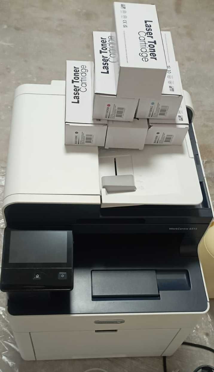 Лазерний кольоровий XEROX WorkCentre 6515DN + 6 нових картриджів
