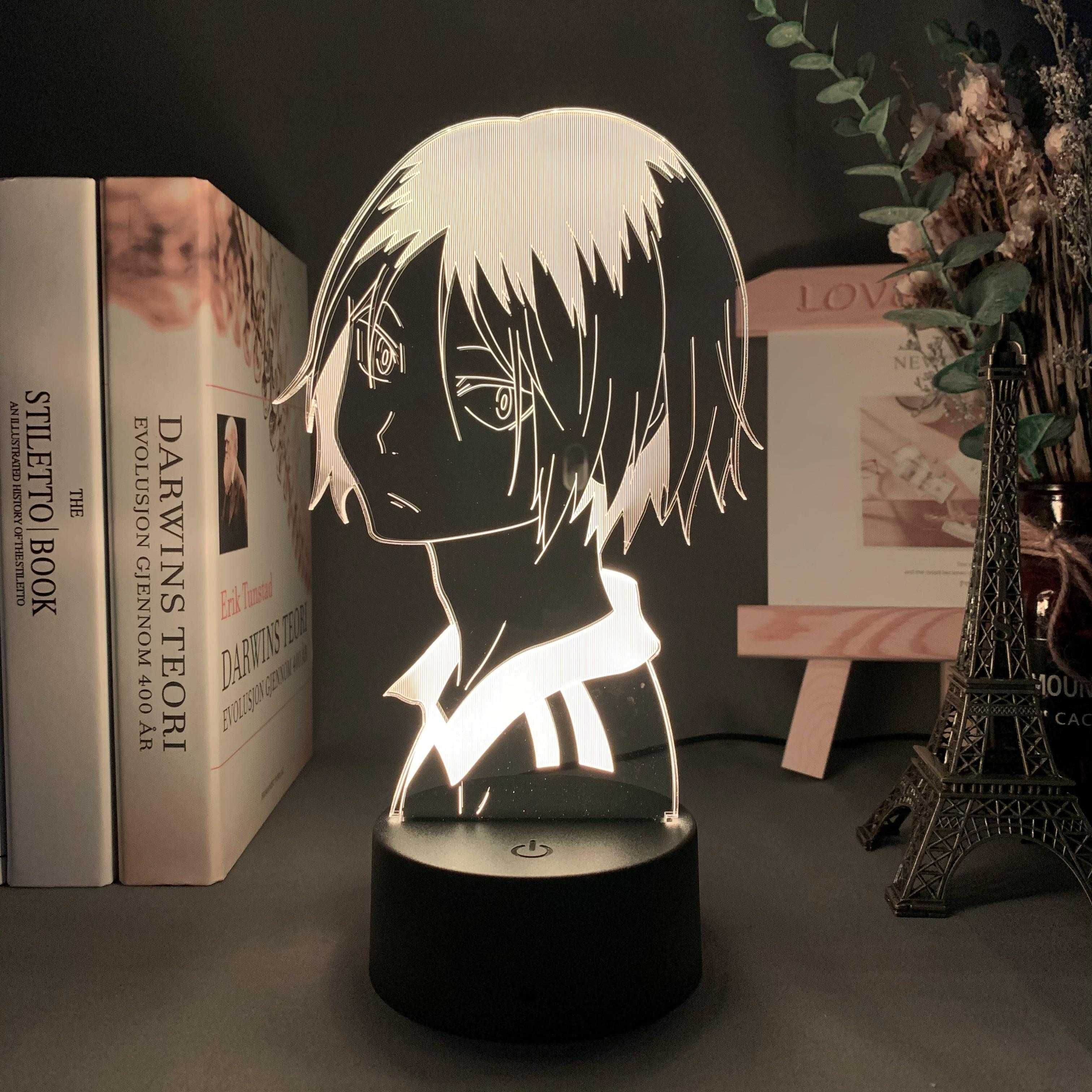 3D светильник-ночник аниме с Кэмма Кодзумэ из Волейбол!! лампа