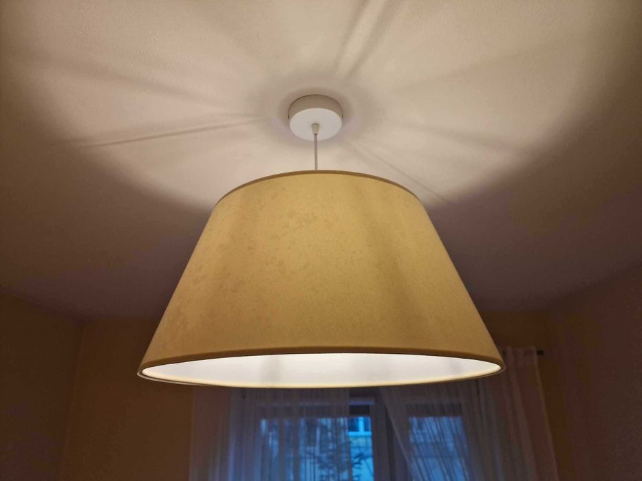 Lampa sufitowa (abażur)  - kremowy 50 cm