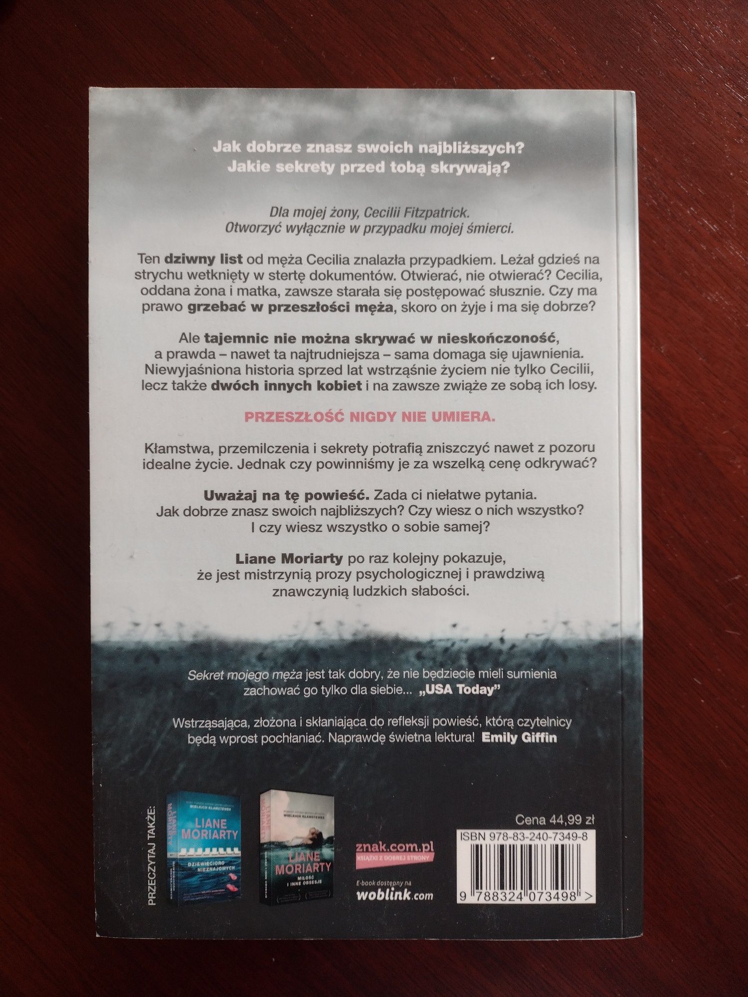 Sekret mojego męża - Liane Moriarty