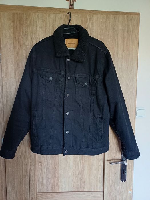 Czarna jeansowa kurtka M