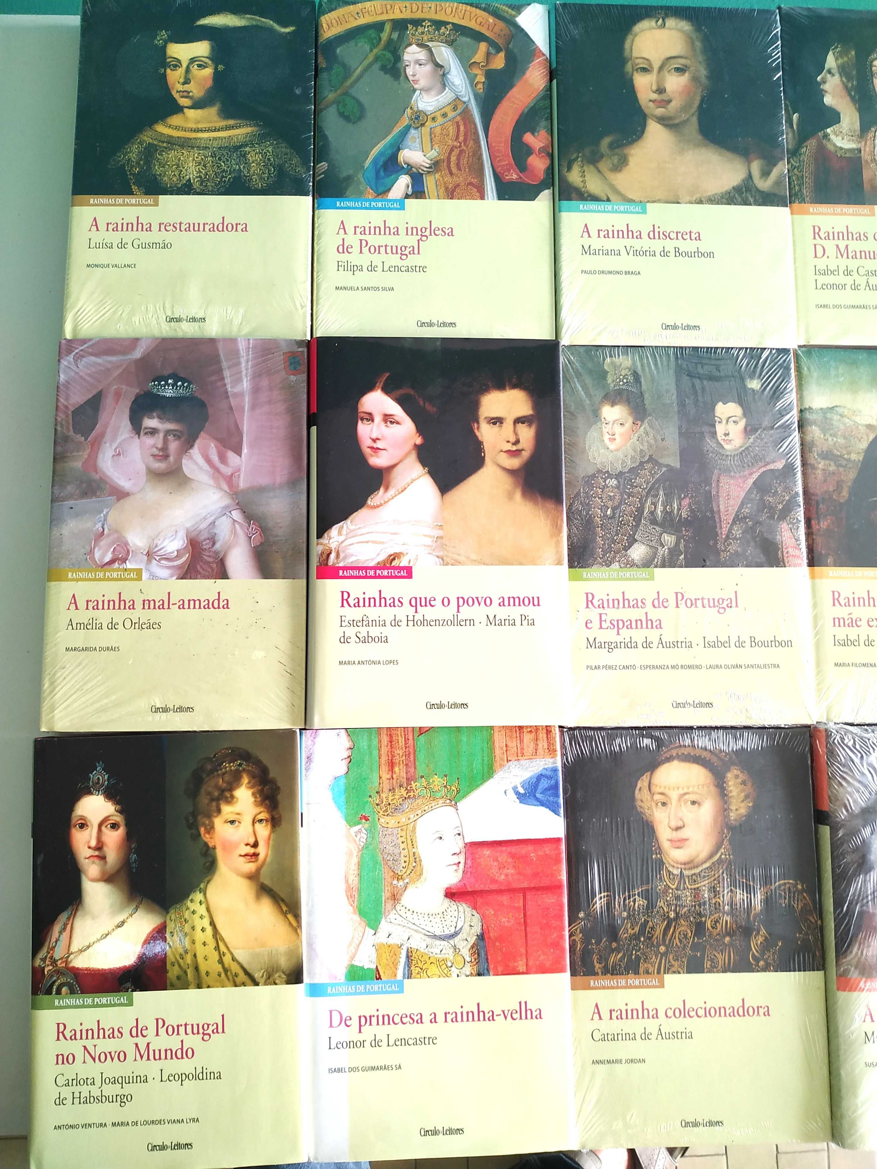 Grande Colecção Rainhas de Portugal 18 Volumes NOVOS