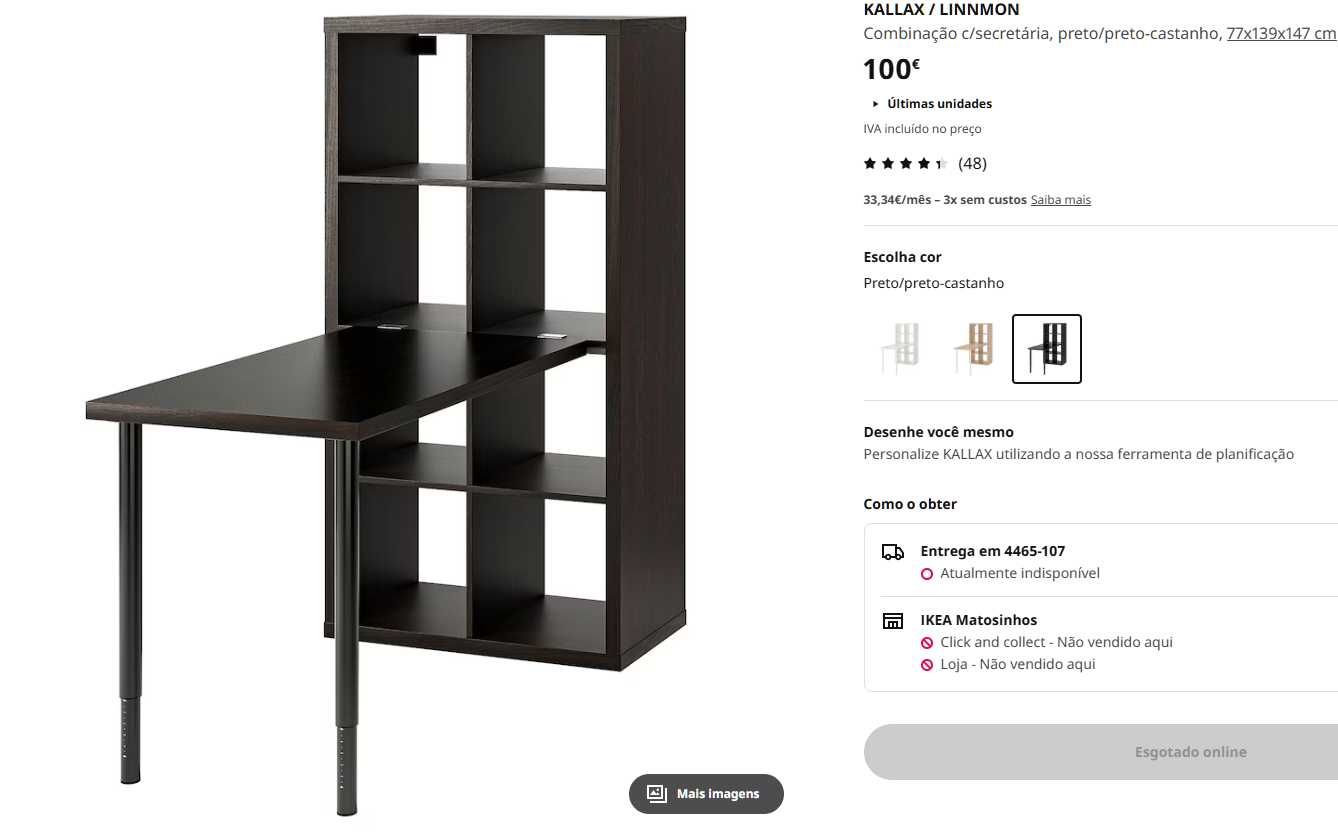 Ikea Kallax/Linnmon